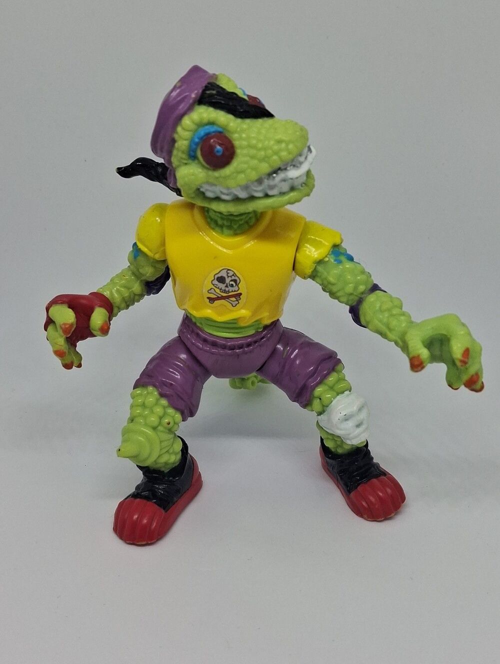 1990 Vintage Playmates Teenage Mutant Ninja Turtles Mondo Gecko Figure Only Used